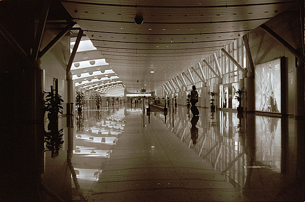 Airport architectural interior photography
